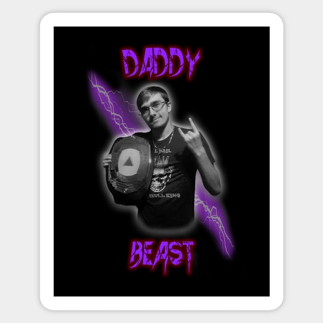 Daddy Beast Sticker by Beastmode9000